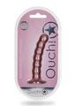 Load image into Gallery viewer, Ouch! Beaded G-Spot Silicone Dildo 5in - Metallic
