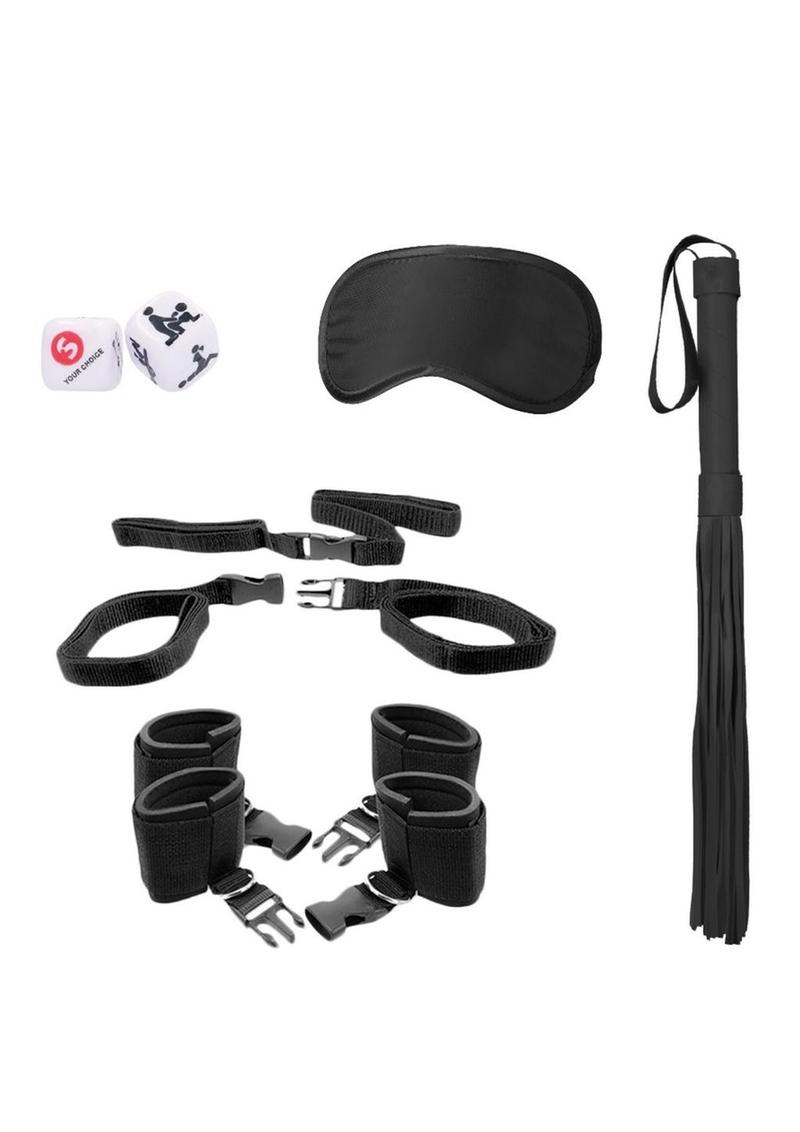 Load image into Gallery viewer, Ouch! Bed Post Bindings Restraint Kit - Black
