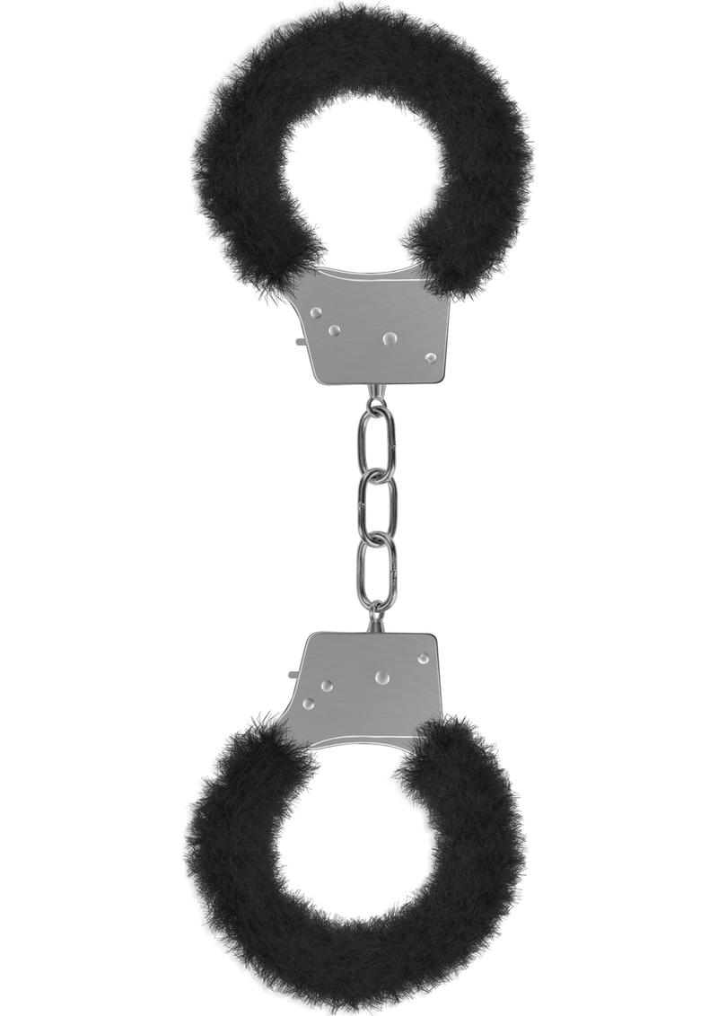 Load image into Gallery viewer, Ouch! Beginner&#39;s Furry Handcuffs - Black
