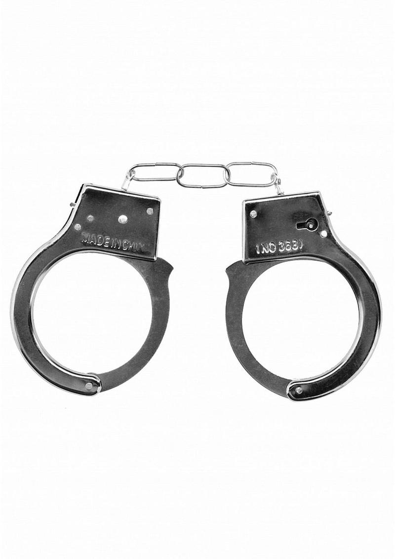 Load image into Gallery viewer, Ouch! Beginners Handcuffs - Metal/Silver
