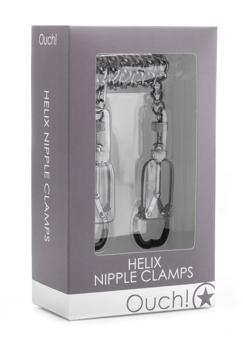 Load image into Gallery viewer, Ouch! Helix Nipple Clamps - Silver
