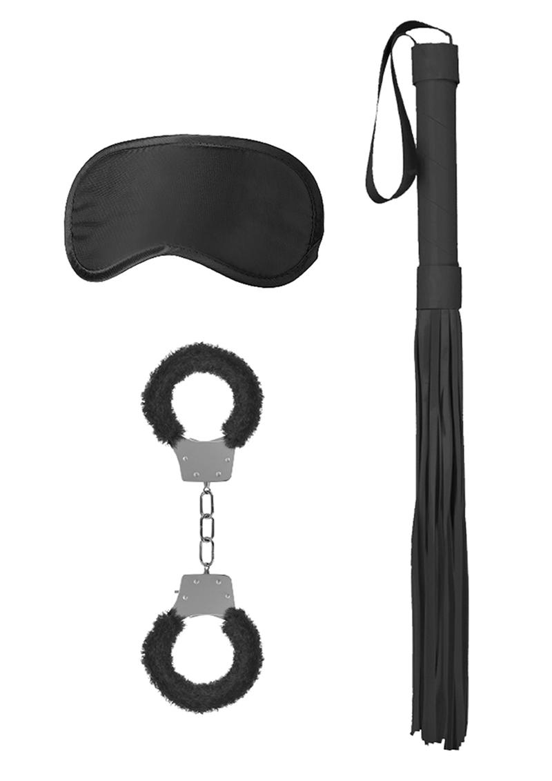 Load image into Gallery viewer, Ouch! Kits Introductory Bondage Kit #1 - Black - 3 Piece Kit
