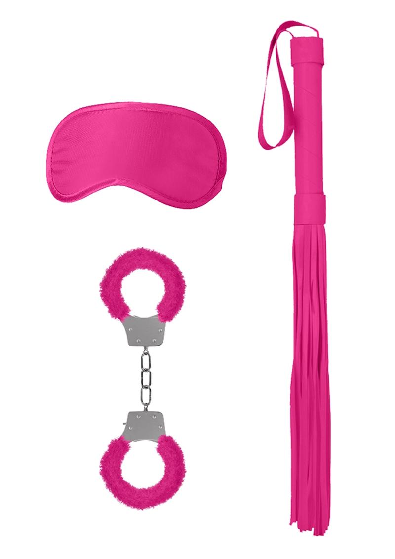 Load image into Gallery viewer, Ouch! Kits Introductory Bondage Kit #1 - Pink - 3 Piece Kit
