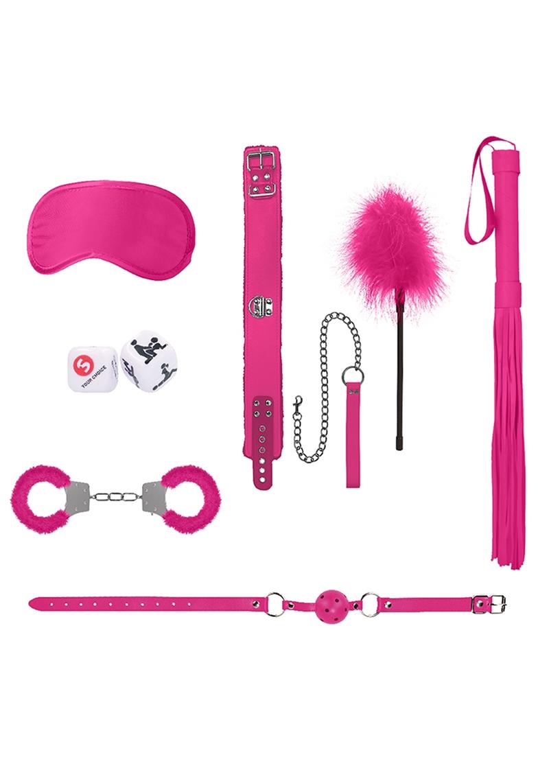 Load image into Gallery viewer, Ouch! Kits Introductory Bondage Kit #6 - Pink - 6 Piece Kit
