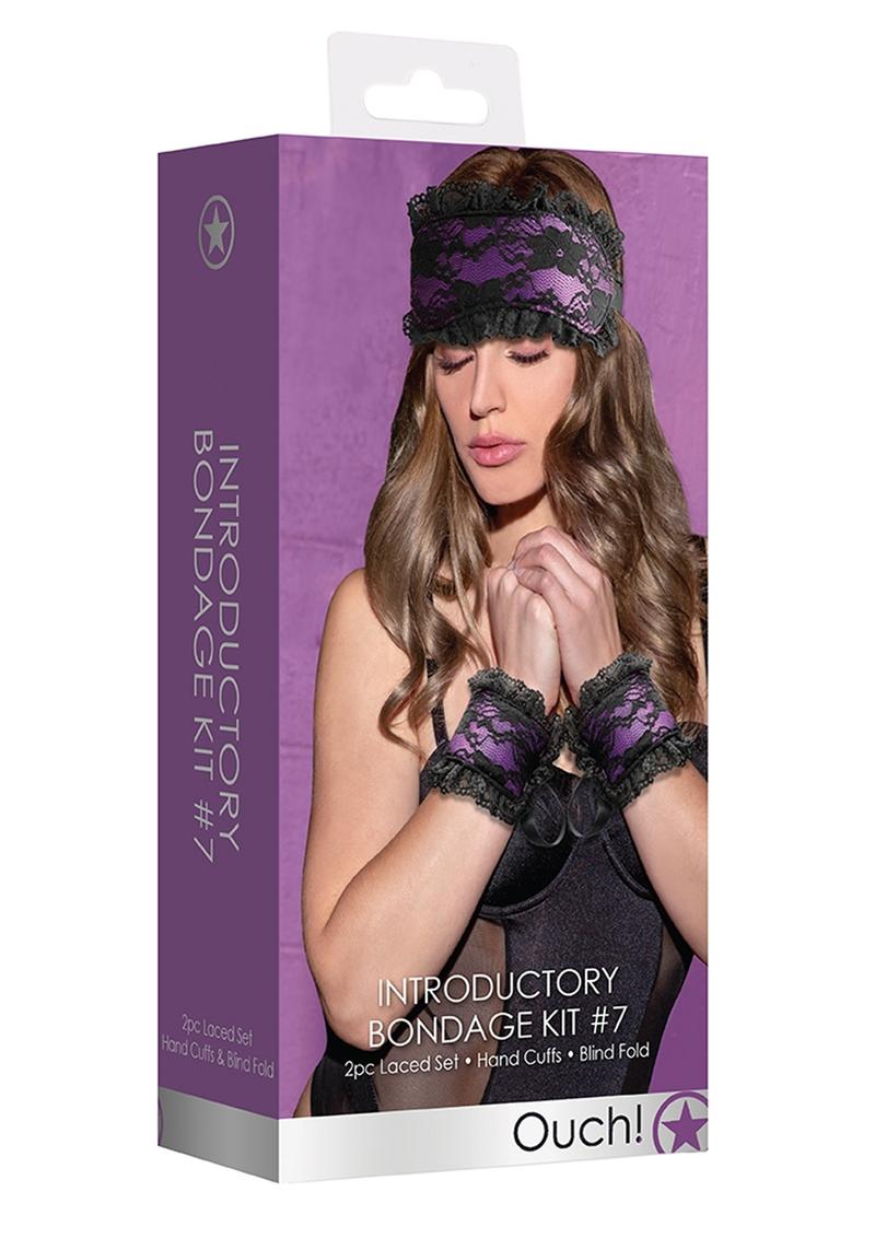 Load image into Gallery viewer, Ouch! Kits Introductory Bondage Kit #7 - Purple - 2 Piece Kit
