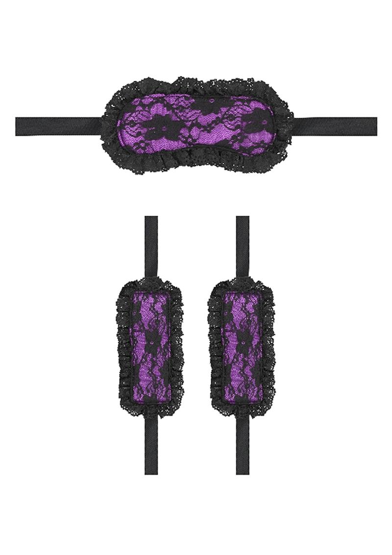 Load image into Gallery viewer, Ouch! Kits Introductory Bondage Kit #7 - Purple - 2 Piece Kit
