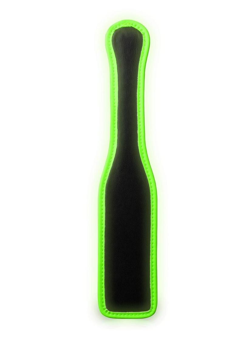 Load image into Gallery viewer, Ouch! Paddle - Black/Glow In The Dark/Green
