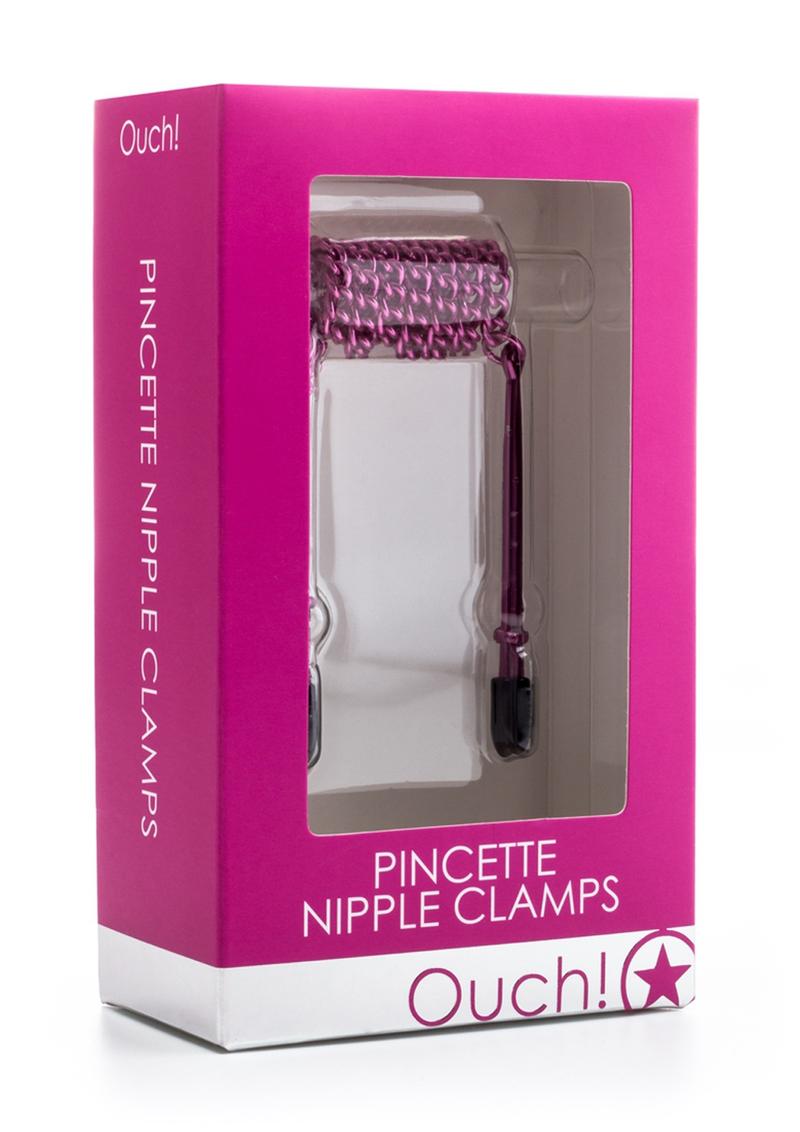 Load image into Gallery viewer, Ouch! Pincette Nipple Clamps - Pink
