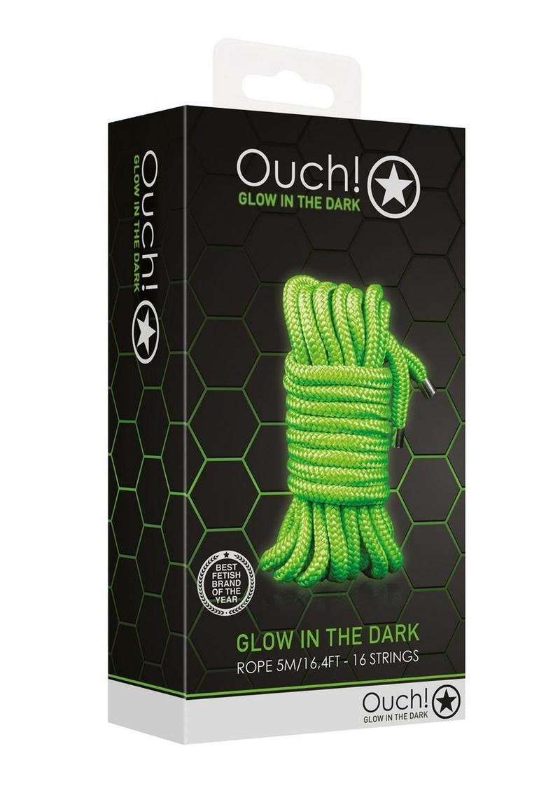 Load image into Gallery viewer, Ouch Rope 5m/16 Strings - Glow In The Dark/Green
