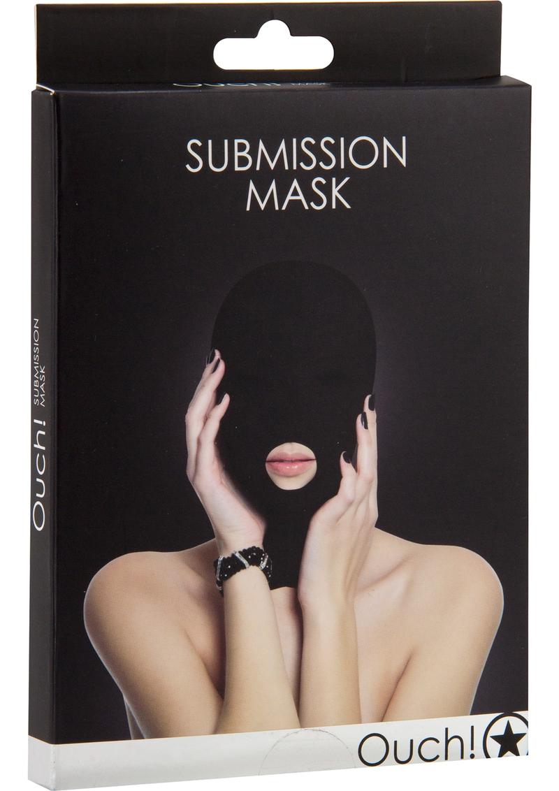 Load image into Gallery viewer, Ouch! Submission Mask - Black
