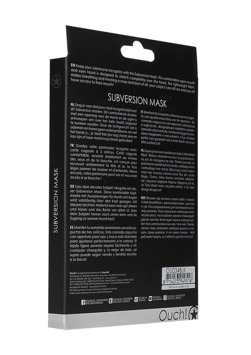 Load image into Gallery viewer, Ouch! Subversion Mask
