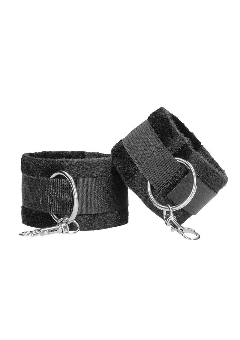 Load image into Gallery viewer, Ouch! Velcro Hand Or Ankle Cuffs - Black
