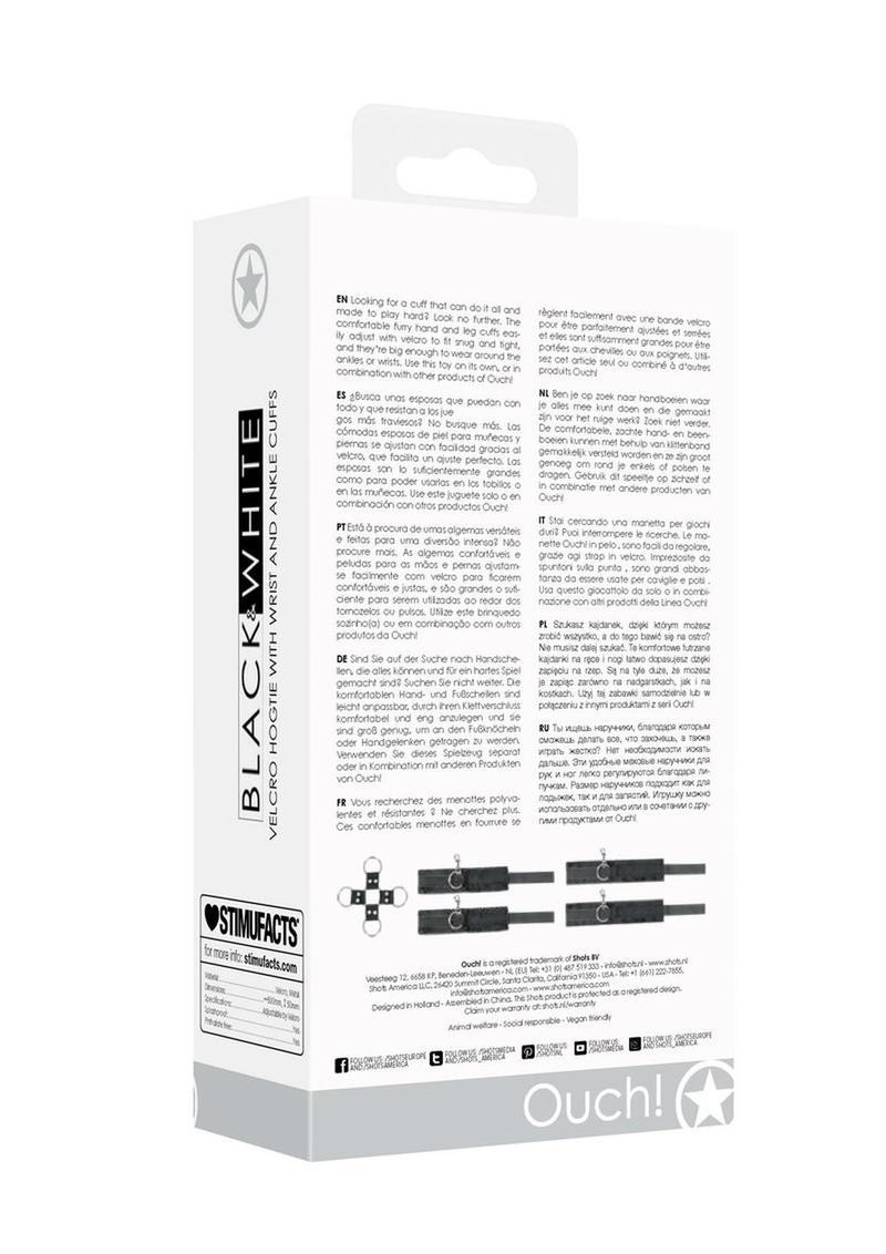 Load image into Gallery viewer, Ouch! Velcro Hogtie with Hand and Ankle Cuffs
