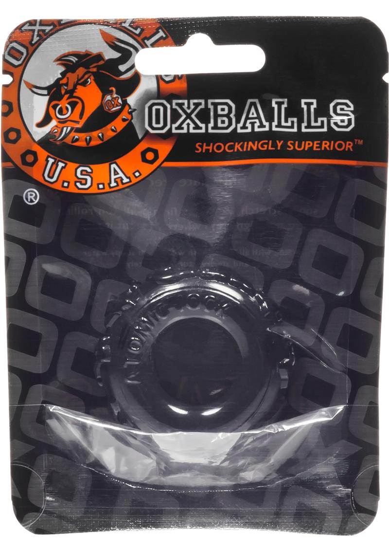 Load image into Gallery viewer, Oxballs Atomic Jock Jelly Bean Cock Ring - Black
