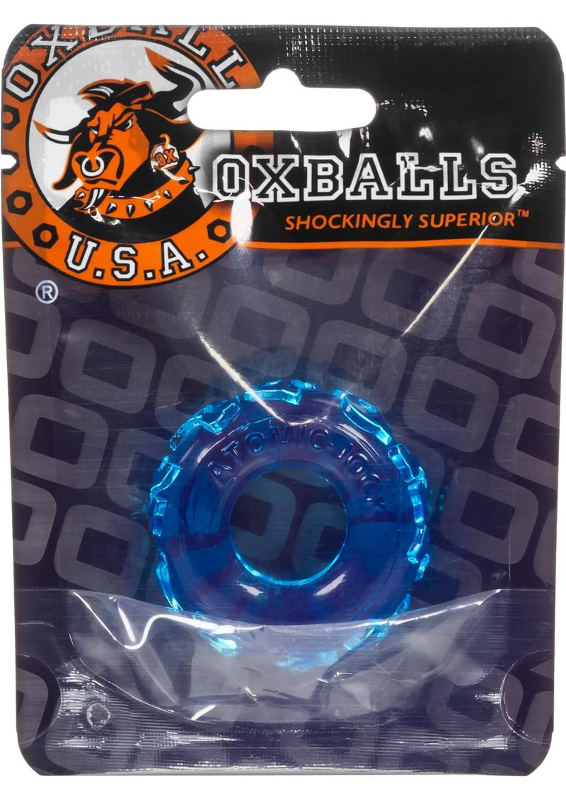 Load image into Gallery viewer, Oxballs Atomic Jock Jelly Bean Cock Ring - Blue
