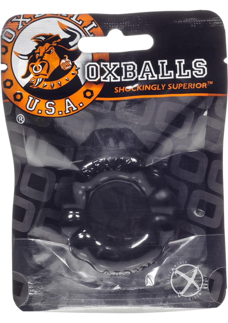 Load image into Gallery viewer, Oxballs Atomic Jock &#39;The 6 Pack&#39; Sport Cock Ring - Black
