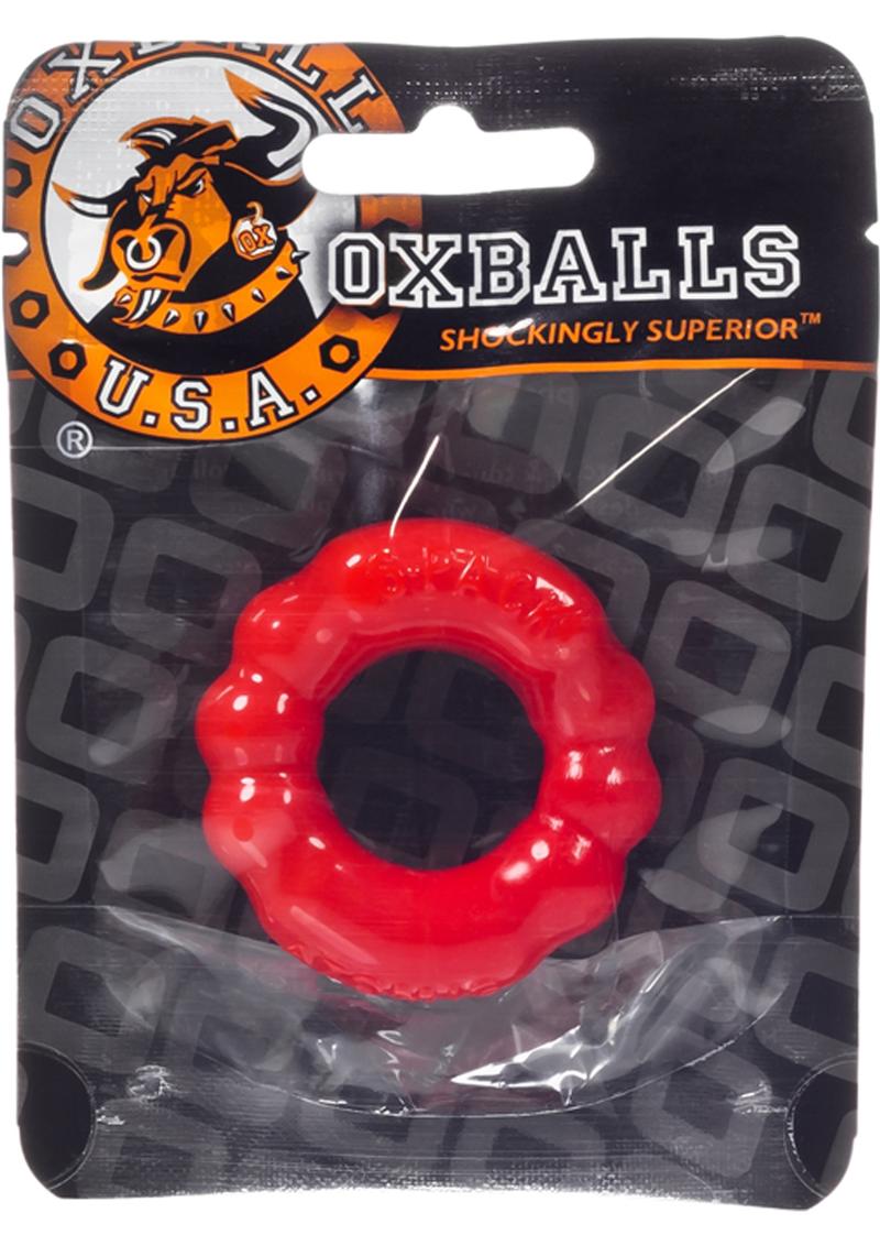 Load image into Gallery viewer, Oxballs Atomic Jock &#39;The 6 Pack&#39; Sport Cock Ring - Red
