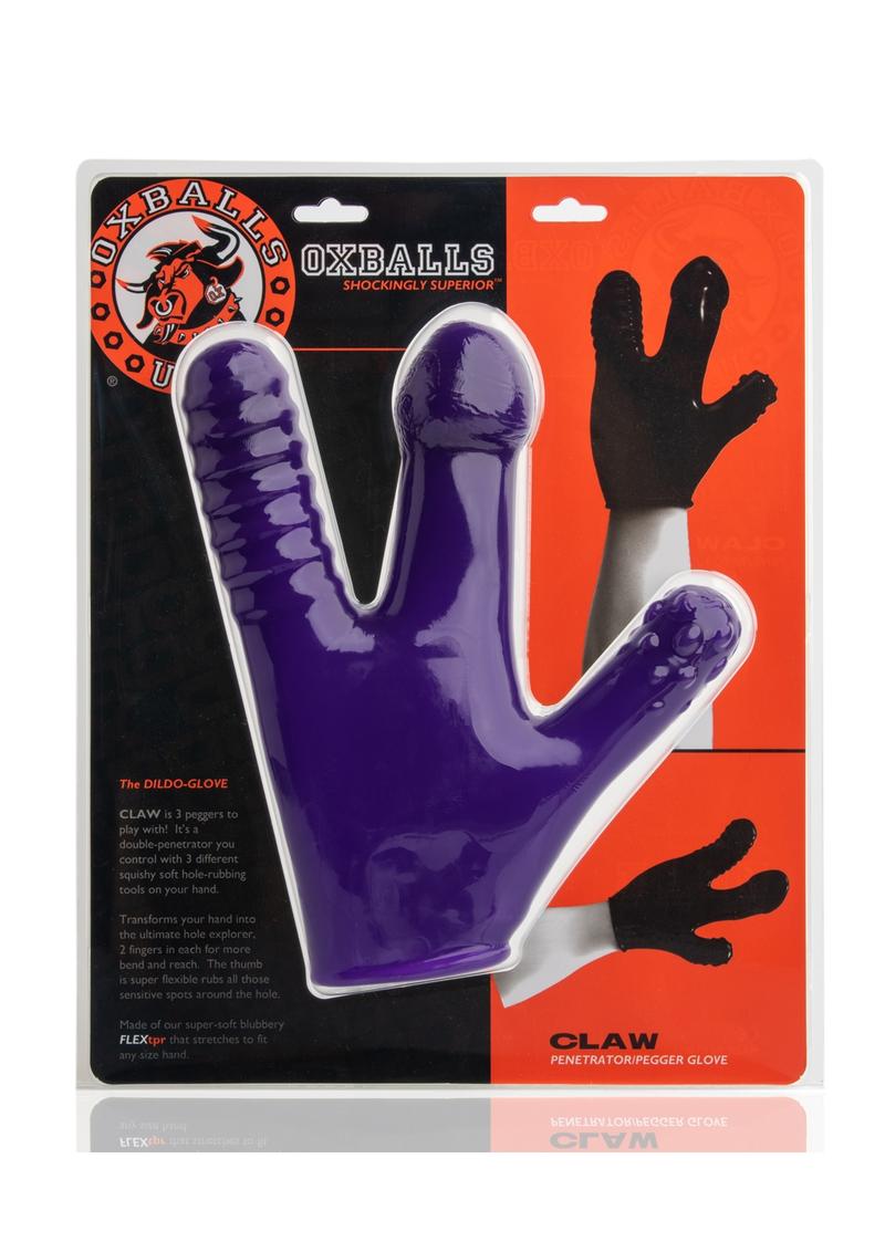 Load image into Gallery viewer, Oxballs Claw Penetrator and Pegger Glove - Purple
