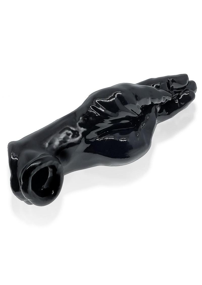 Load image into Gallery viewer, Oxballs Hand-Job Vibrating Cock Sheath - Night Edition - Black
