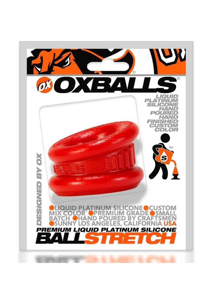 Load image into Gallery viewer, Oxballs Neo-Stretch Neo-Angle Silicone Ball Stretcher - Red
