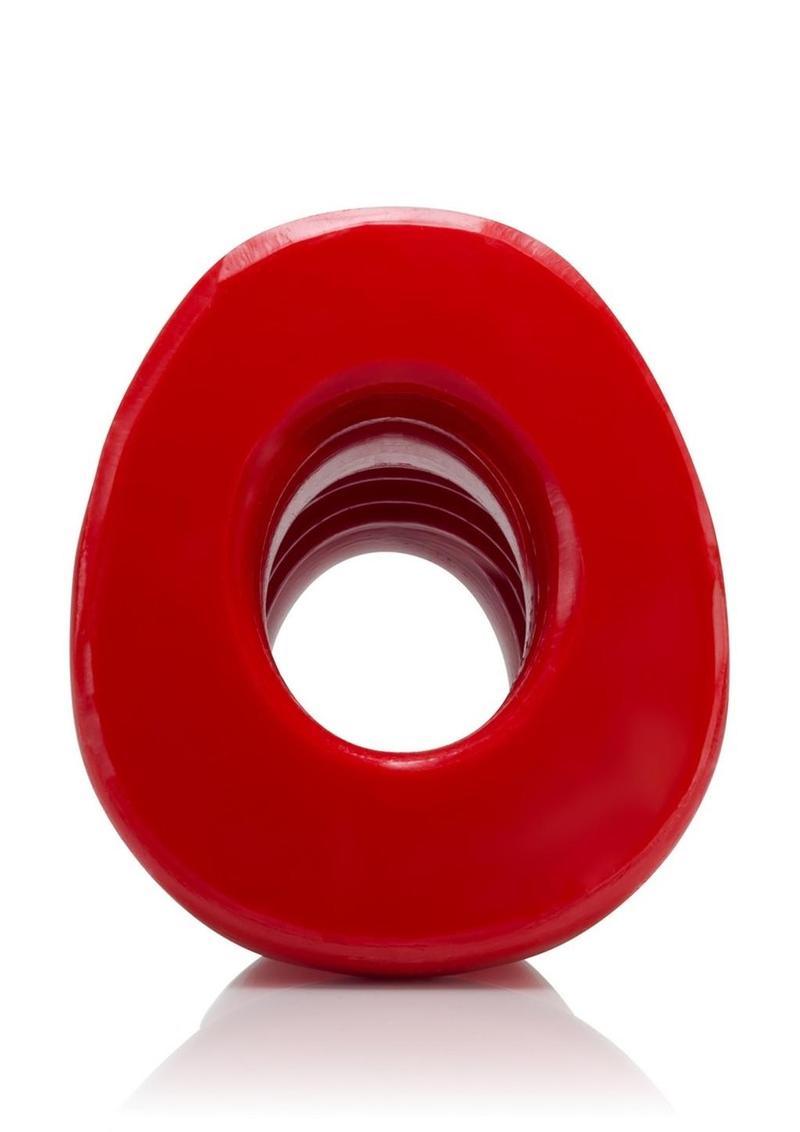 Load image into Gallery viewer, Oxballs Pig-Hole-3 Large Silicone Hollow Butt Plug - Red - Large
