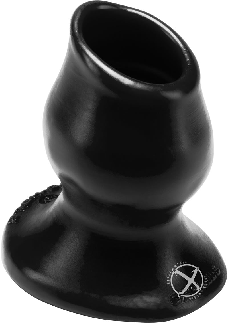 Load image into Gallery viewer, Oxballs Pig-Hole-3 Silicone Hollow Butt Plug - Black - Large
