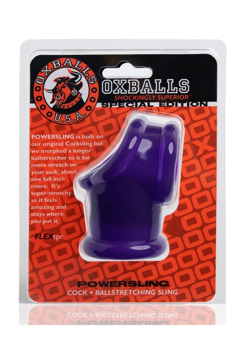 Load image into Gallery viewer, Oxballs Powersling Cock and Ball Stretching Sling - Purple
