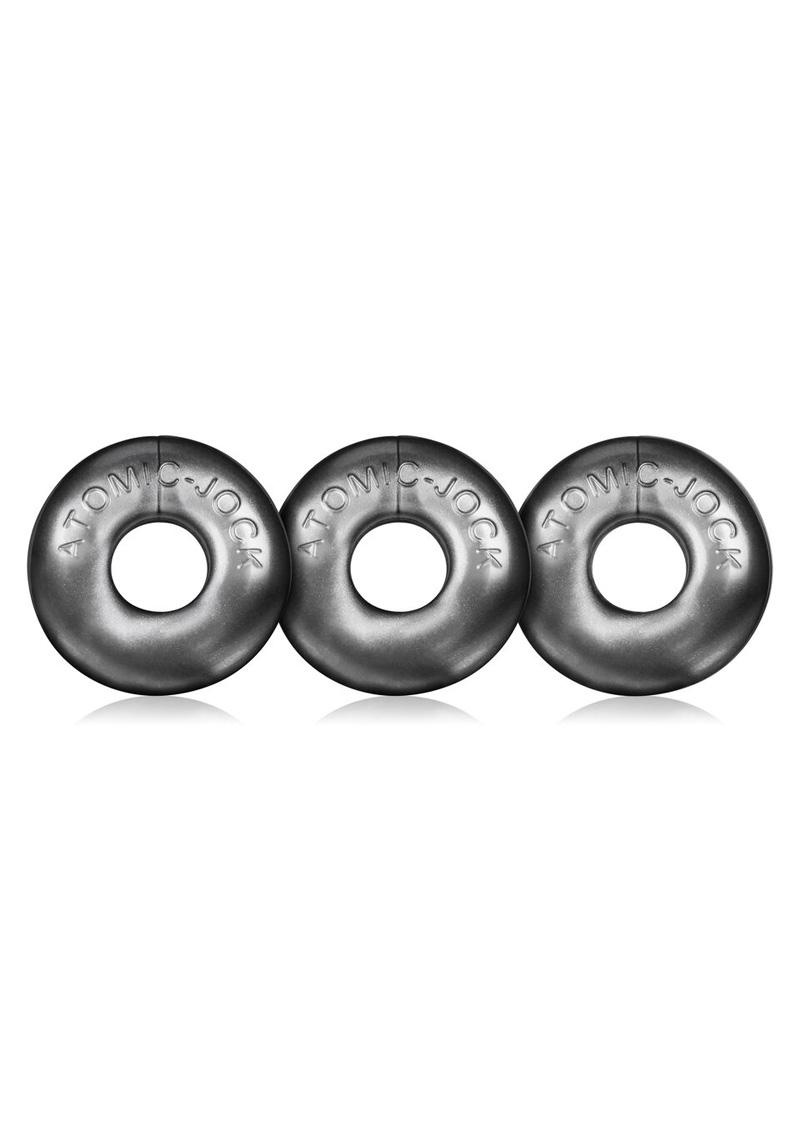 Load image into Gallery viewer, Oxballs Ringer Cock Rings - Grey/Silver - 3 Pack
