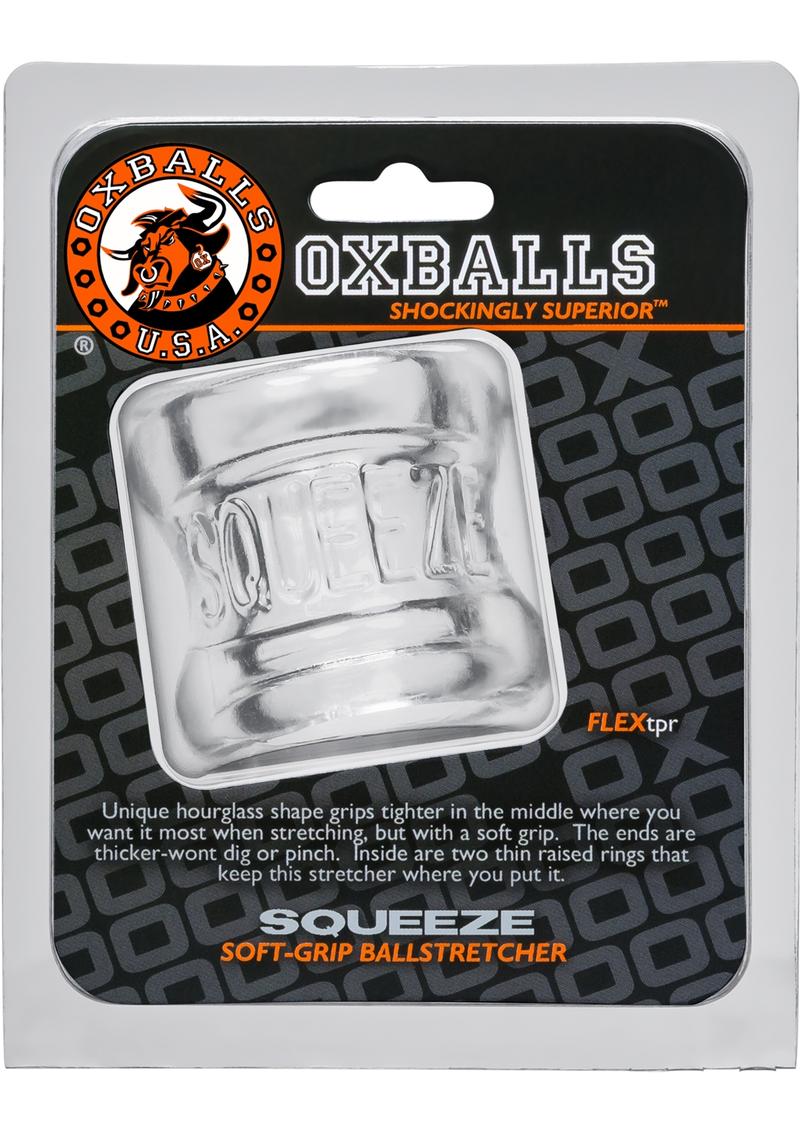 Load image into Gallery viewer, Oxballs Squeeze Soft Grip Ball Stretcher - Clear
