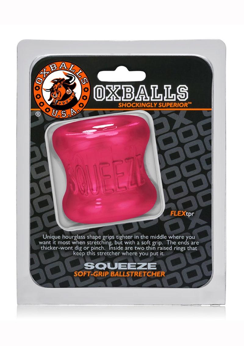 Load image into Gallery viewer, Oxballs Squeeze Soft Grip Ball Stretcher - Pink
