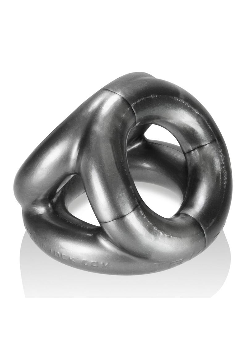 Load image into Gallery viewer, Oxballs Tri-Sport 3 Ring Cock Sling - Silver
