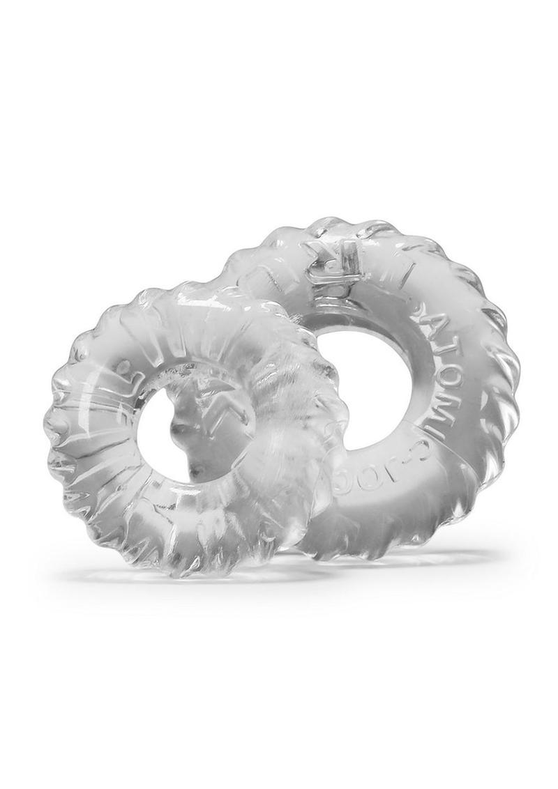 Load image into Gallery viewer, Oxballs Truckt Cock Ring - Clear - 2 Pack
