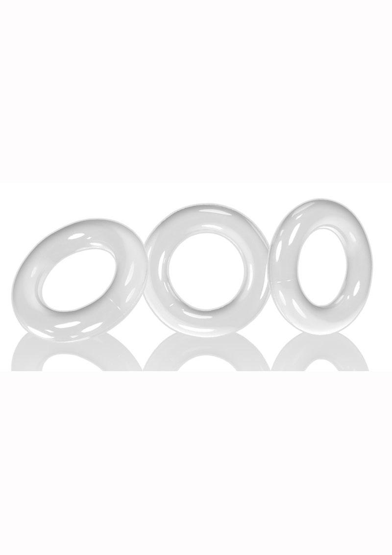 Load image into Gallery viewer, Oxballs Willy Rings Cock Rings - White - 3 Pack
