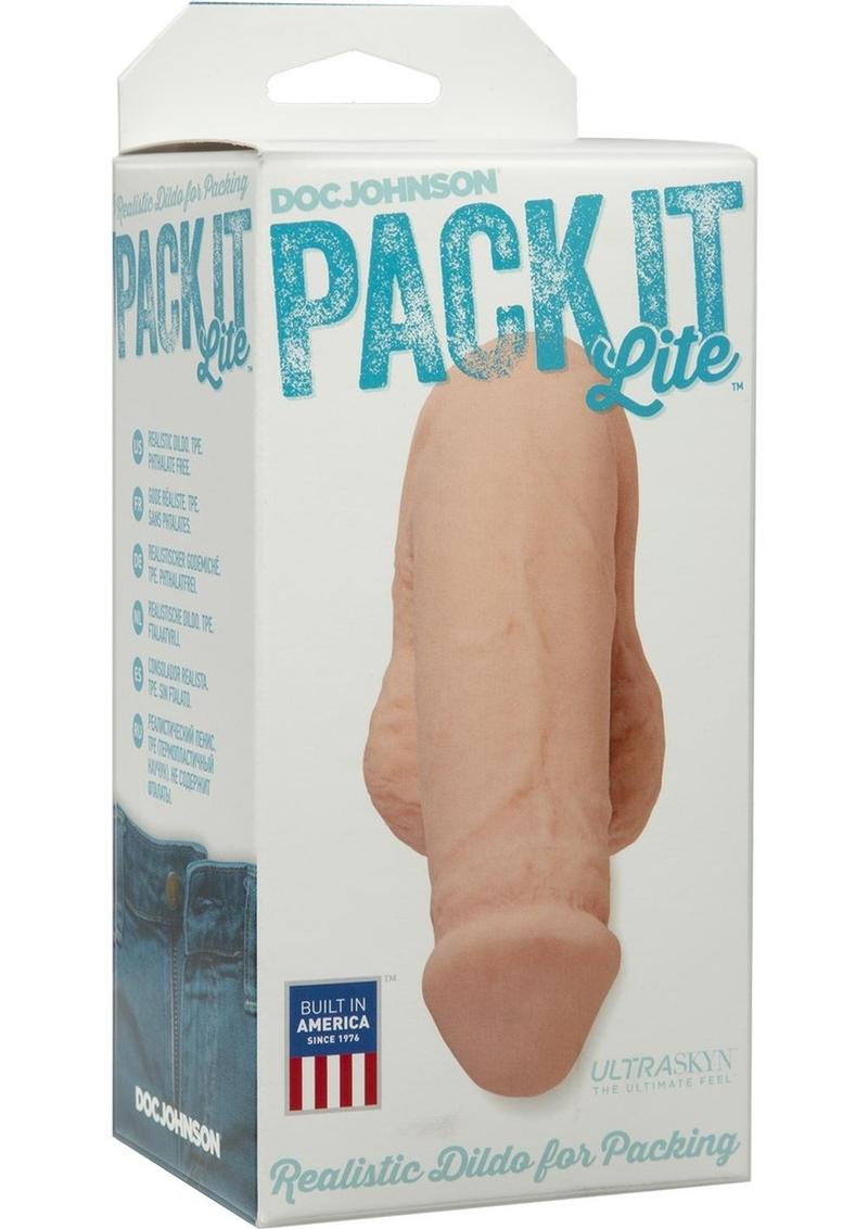 Load image into Gallery viewer, Pack It Lite Dildo - Vanilla/White - 4.5in
