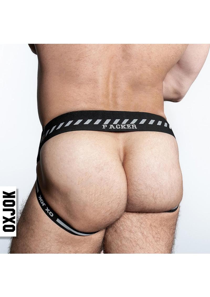 Load image into Gallery viewer, Packer Cargo Quilt Slider-Strap Jock - Black Puff
