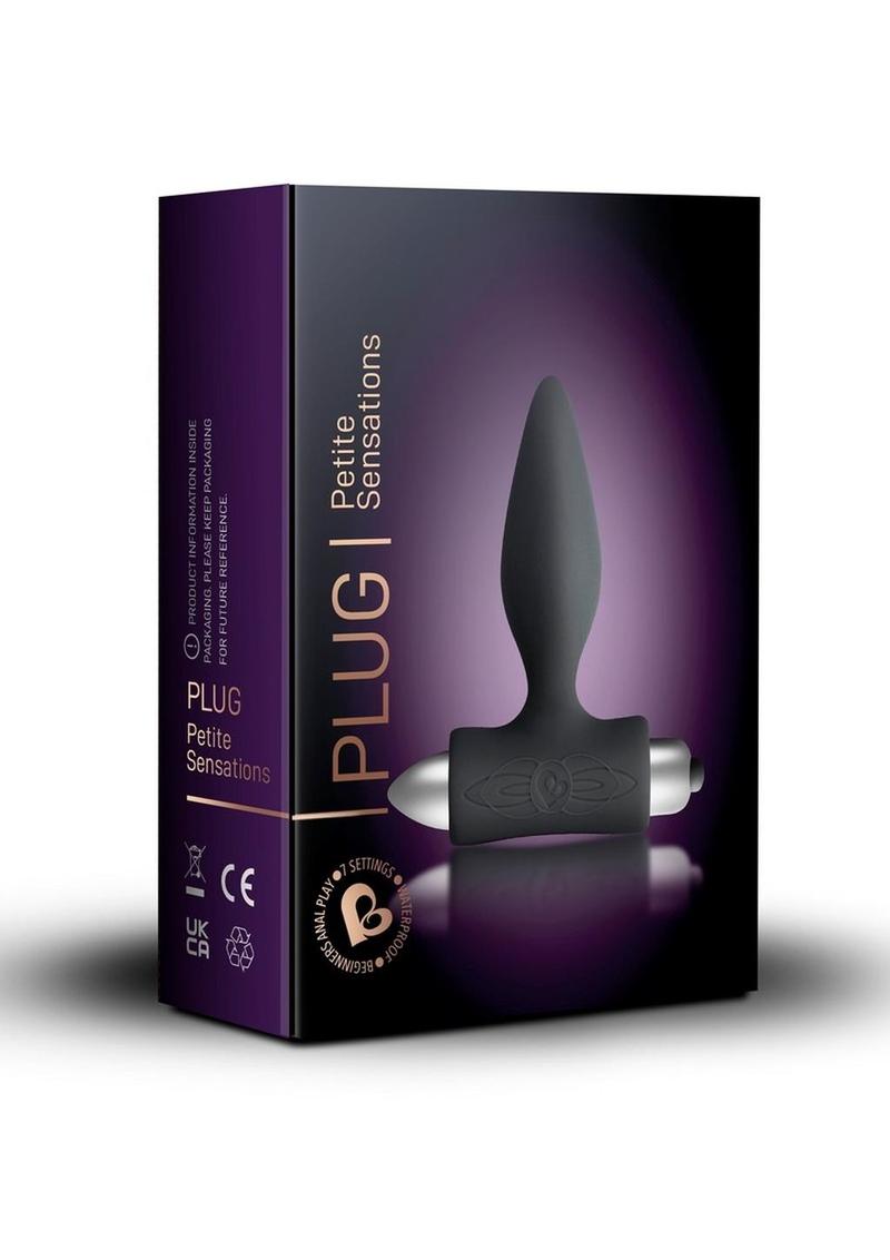 Load image into Gallery viewer, Petite Sensations Silicone Vibrating Anal Plug - Black

