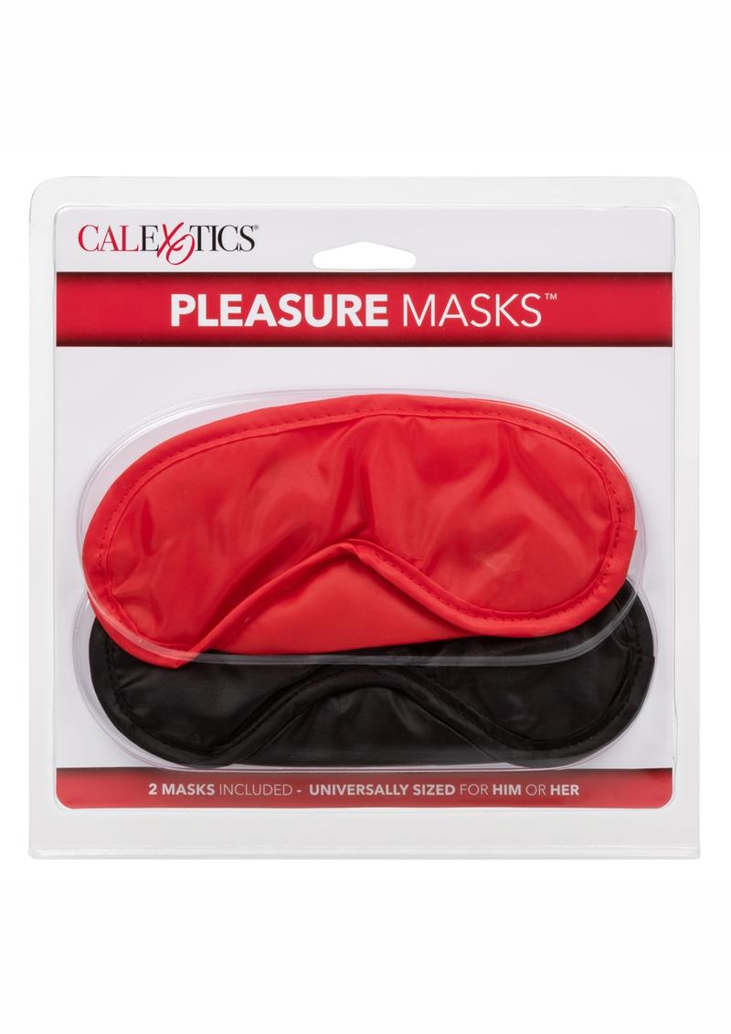 Load image into Gallery viewer, Pleasure Masks - Black/Red - 2 Pack
