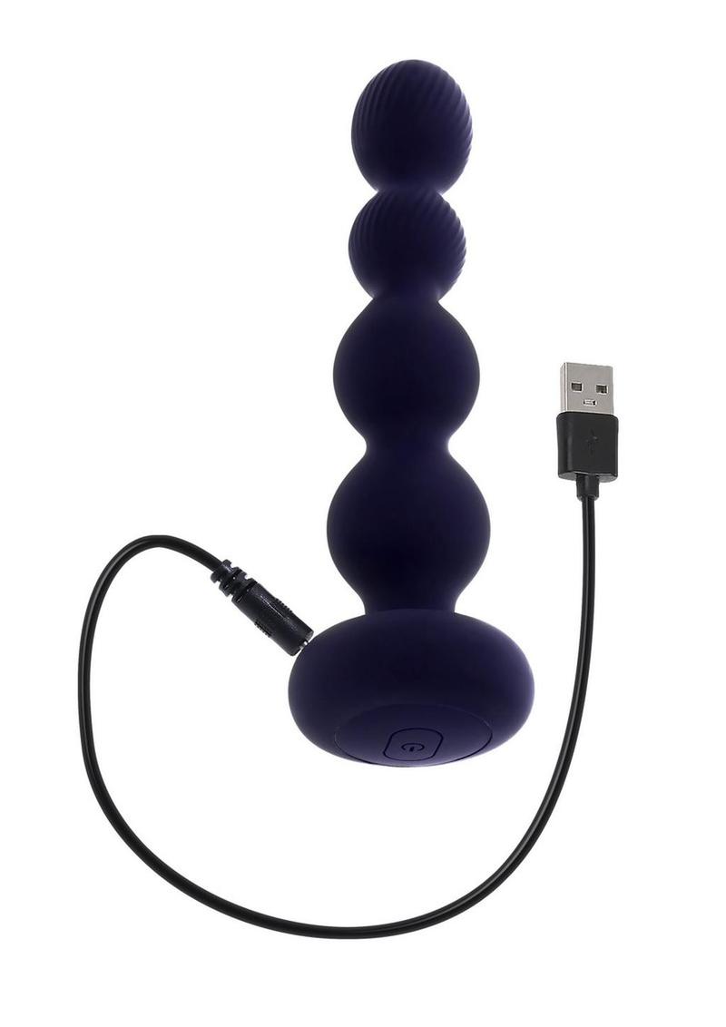 Load image into Gallery viewer, Pleasure Orbit Rechargeable Silicone Anal Beads with Remote Control
