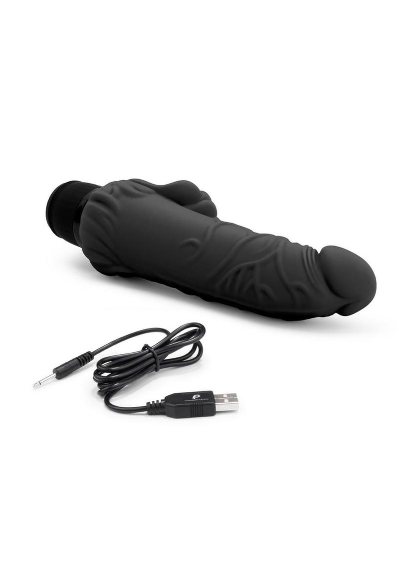 Load image into Gallery viewer, Powercocks Silicone Realistic Vibrator with Clitoral Stimulator

