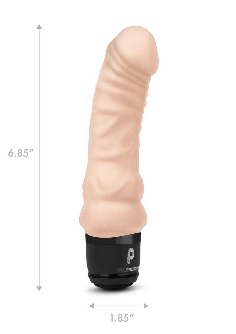 Load image into Gallery viewer, Powercocks Silicone Rechargeable Realistic Vibrator
