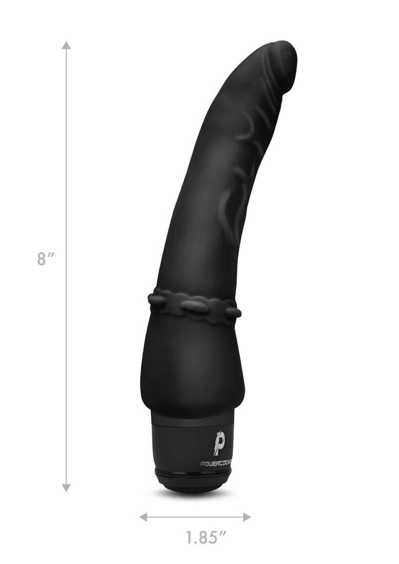 Load image into Gallery viewer, Powercocks Silicone Rechargeable Slim Anal Realistic Vibrator
