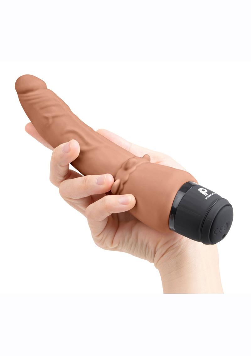 Load image into Gallery viewer, Powercocks Silicone Rechargeable Slim Anal Realistic Vibrator
