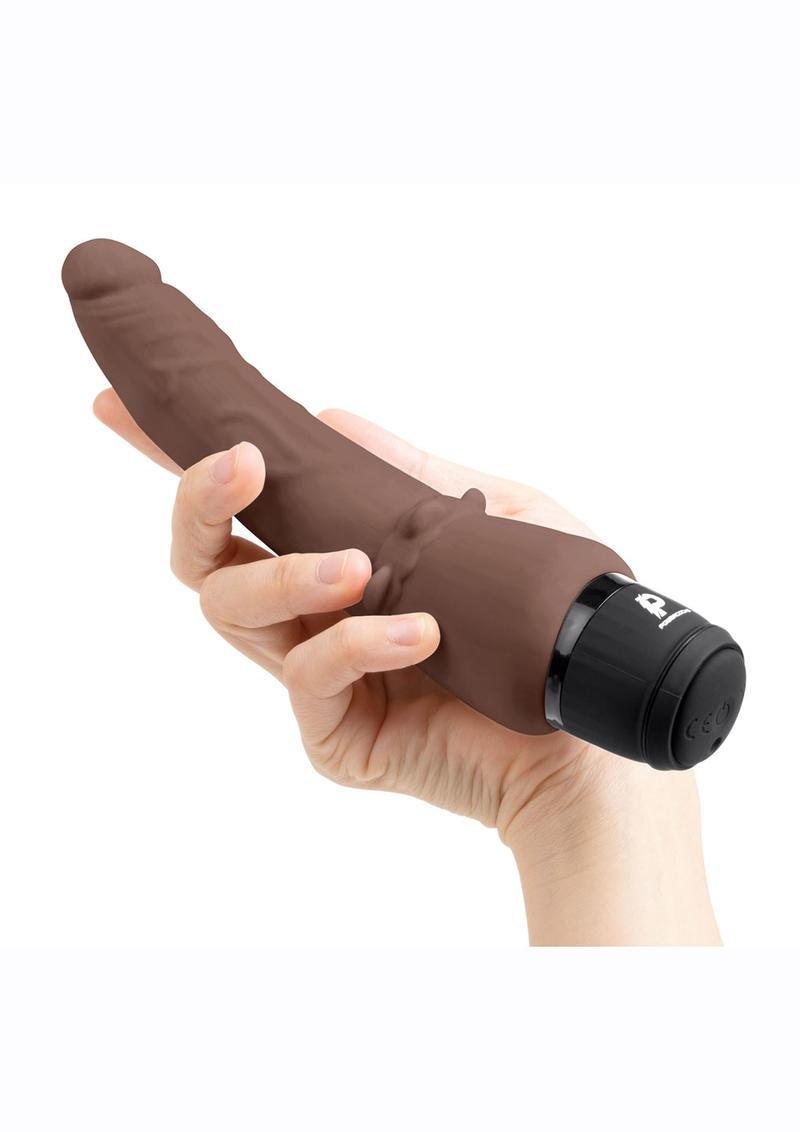 Load image into Gallery viewer, Powercocks Silicone Rechargeable Slim Anal Realistic Vibrator
