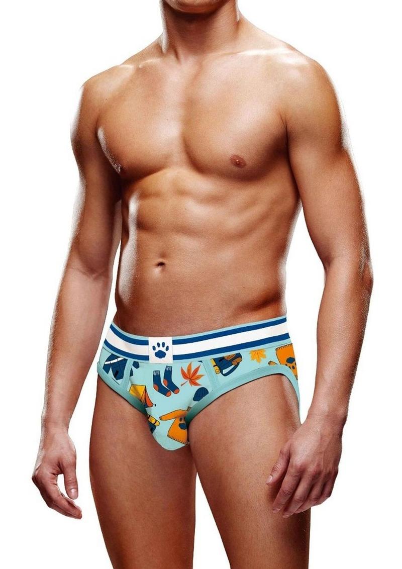 Load image into Gallery viewer, Prowler Autumn Scene Brief - Blue/Orange - Large
