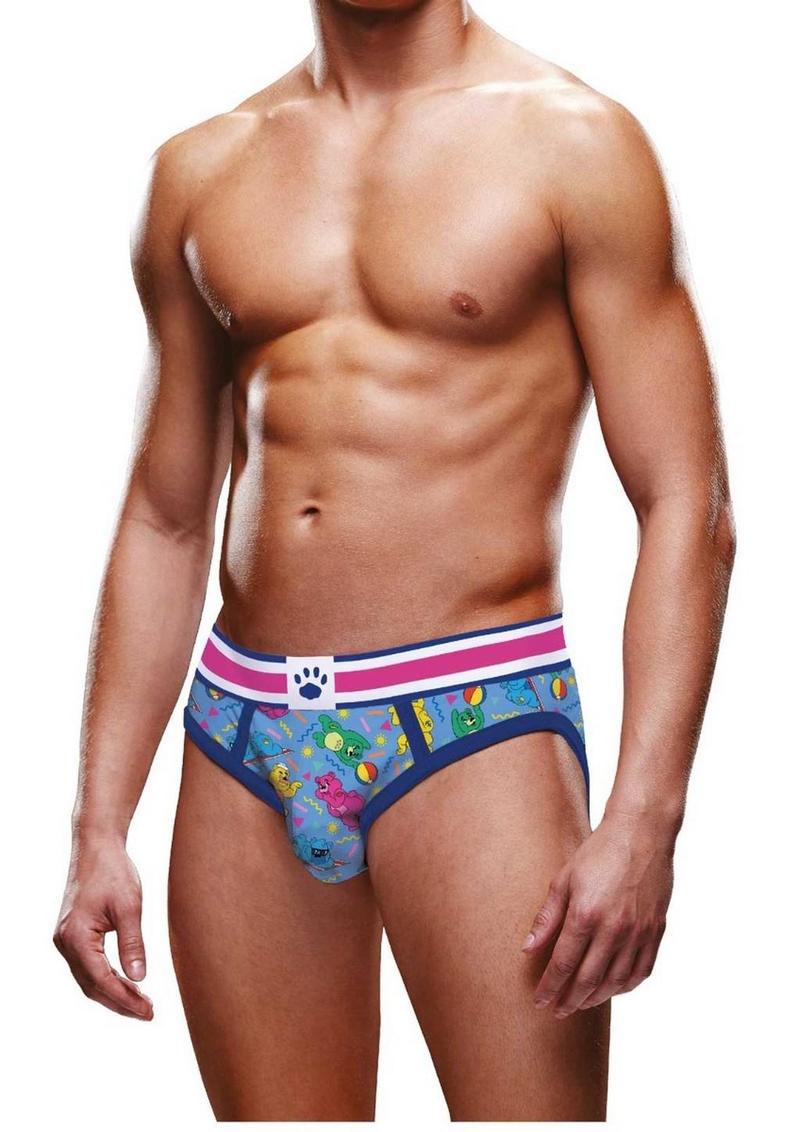 Load image into Gallery viewer, Prowler Beach Bears Brief - Blue - Large
