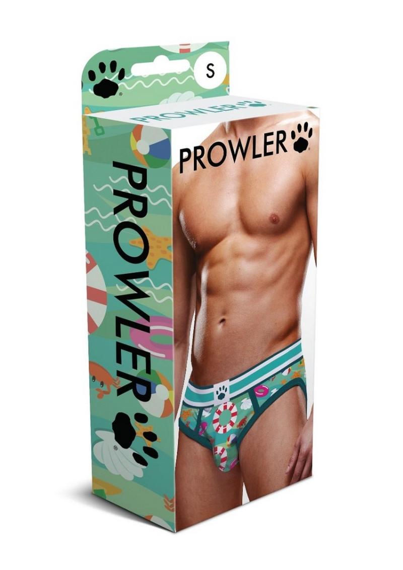 Load image into Gallery viewer, Prowler Beach Open Brief - Aqua/Green - Small
