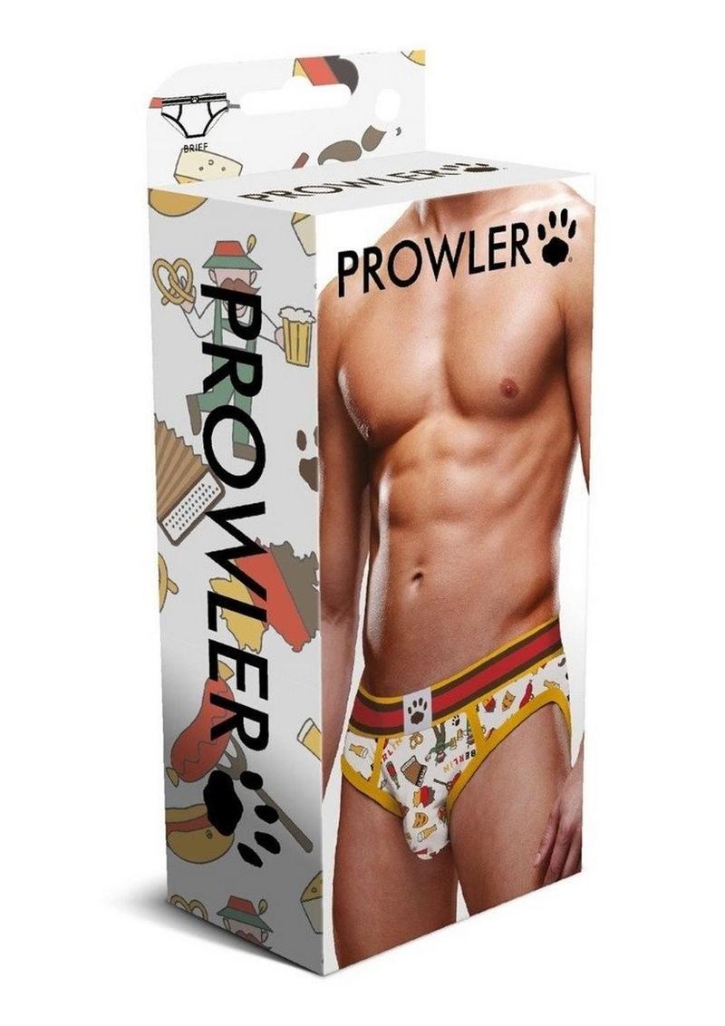 Load image into Gallery viewer, Prowler Berlin Brief - Orange/White - XSmall
