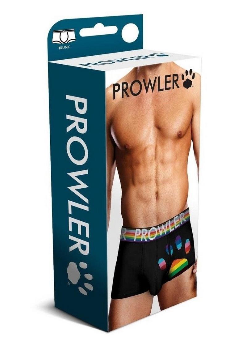 Load image into Gallery viewer, Prowler Black Oversized Paw Trunk - Black/Multicolor/Rainbow - Small
