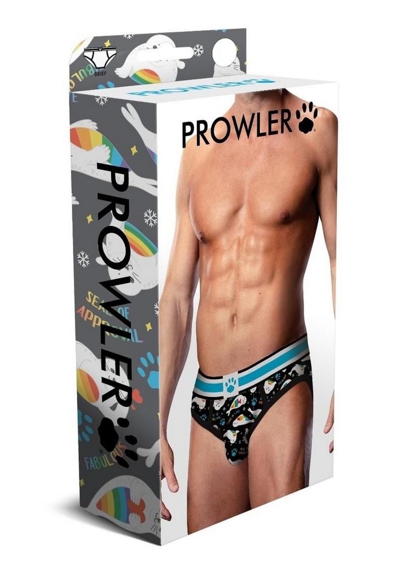 Load image into Gallery viewer, Prowler Seals Brief Sm Blk/Rnbw - Black/Multicolor - Small
