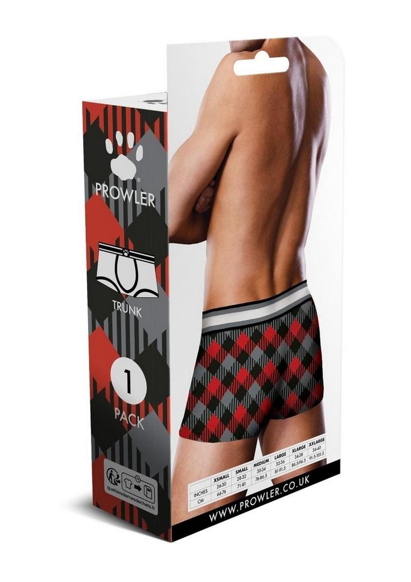 Load image into Gallery viewer, Prowler Tartan 1 Trunk Md Blk/Red Fu23
